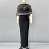 Summer Wind Hot Diamond Shawl Evening Dress New Fashion Bandage Skirt Trendy Banquet Dress