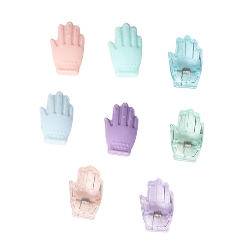

20Pcs Paper File Clip Colored Book Page Holder Clips Hand Shape File Clips for Journaling Organizing Paper File Picture 1