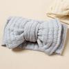 1pcs Winter Hot Sale Large Bow Soft Headband For Baby Girls Fashion Dual-layers Bow Knitted Hair Accessoreis Infant Turban 0-2Y