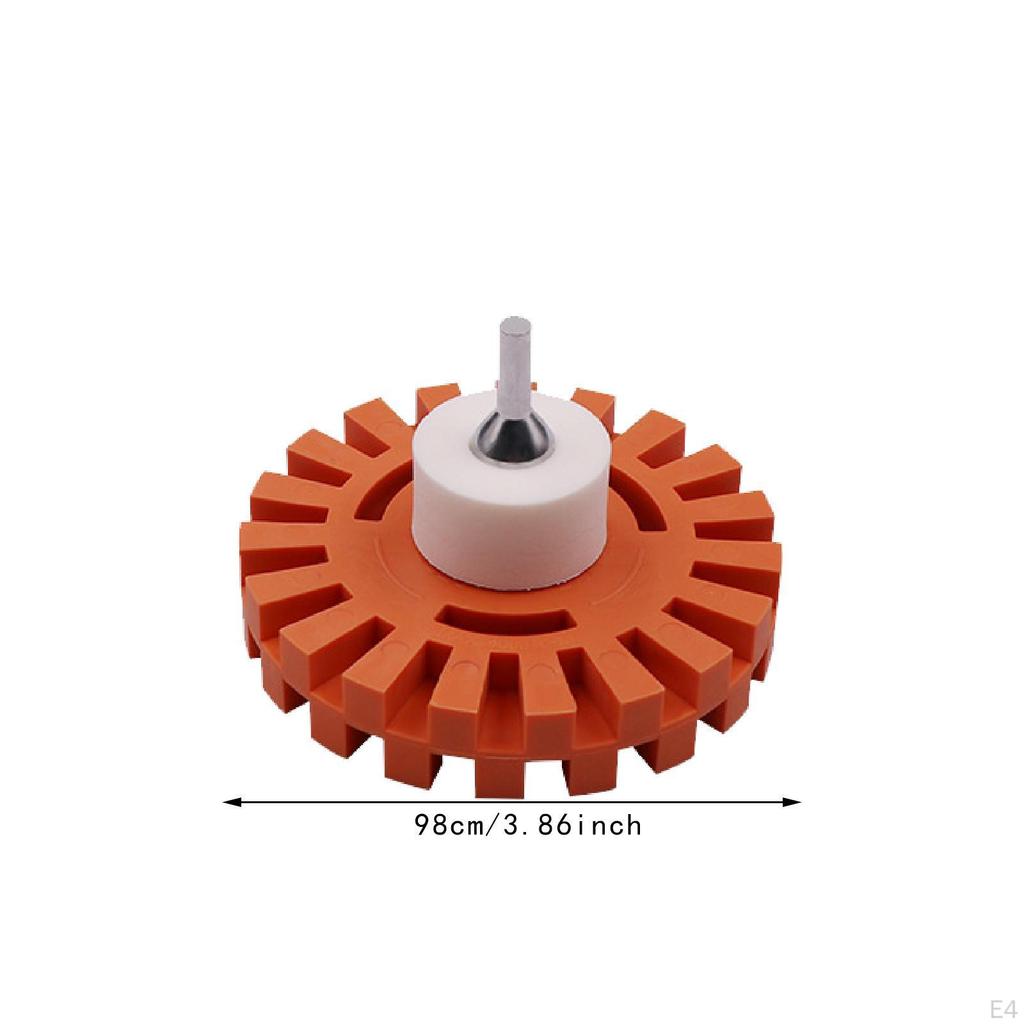 Gummi-Radiererscheiben-Set Klebstoffentfernungswerkzeug Pneumatischer Mehrzweckaufkleber für