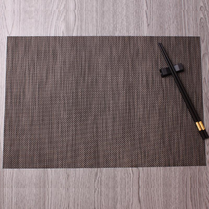 

1 шт. 45x30 см прямоугольный домашний обеденный стол Tesslin подставка для столовых приборов ПВХ теплоизоляционный коврик кухонные принадлежности 45x30cm темный кофе