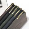 Simple A5 Retro Leather Boy Notepad with Pen Printing Travel Diary Handmade Students School Supplies Business Men's Notebook