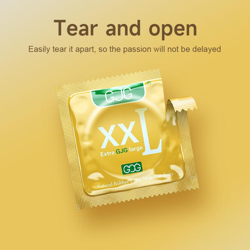 10pcs Bigger Size 60mm Condoms For Men Long Sex Delay Ejaculation Super Ultra Thin Penis Sleeve G-spot Stimulation Adults Toys