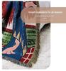 Multifunctional Jacquard Tapestry Blanket: Moisture-Proof Picnic Mat & Sofa Throw