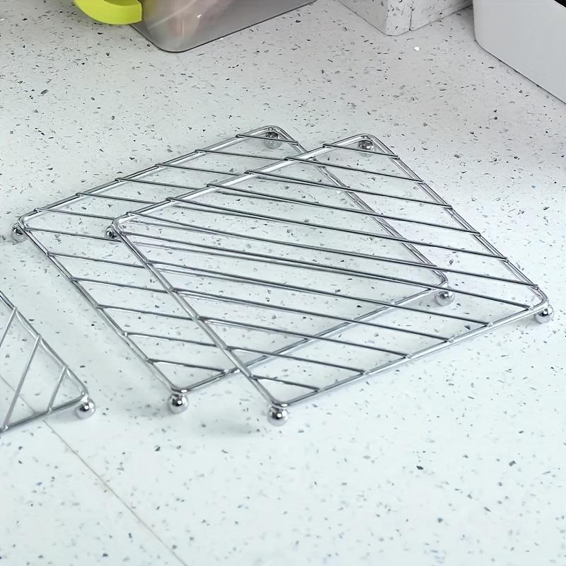 Ins Iron Art Easy Household Commercial Kitchen Thickened Stainless Steel Pot Rack Kitchen