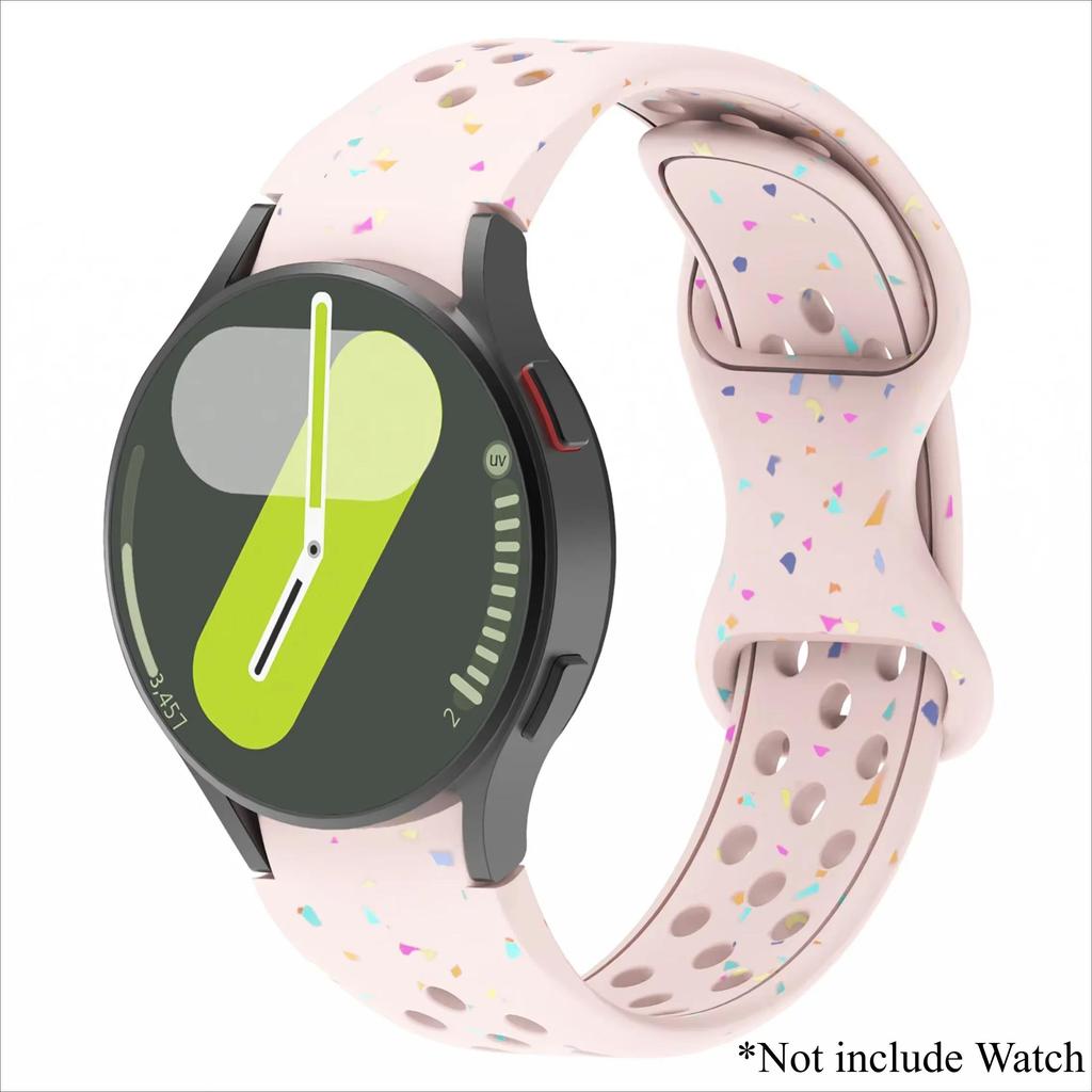 Silikonový řemínek pro Samsung Galaxy Watch 7 FE 6 4 Classic 5 pro 44mm 40mm 43mm 47mm 45mm Náramek pro Galaxy Watch 6 7 Řemínek