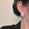 Exquisite Diamond Shell Glossy Earrings: Luxury Fashion Statement for Women