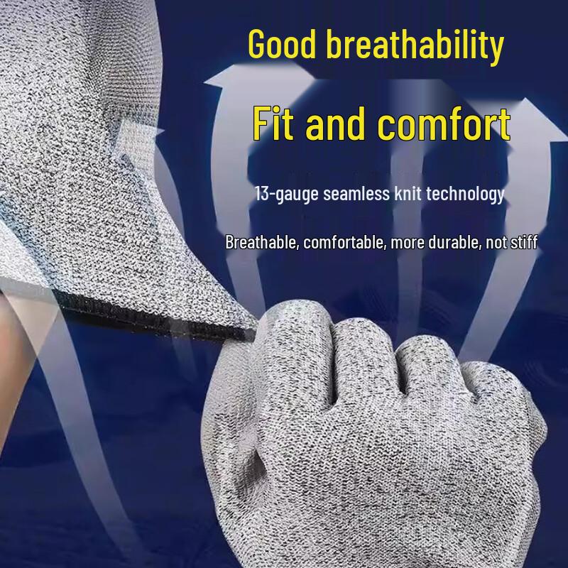 Nylon Cut-Resistant Kitchen Gloves