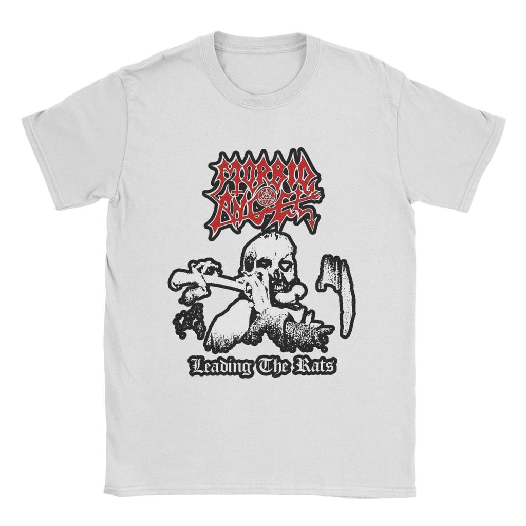 Morbid Angel T-Shirt for Men Band Novelty 100% Cotton Tee Shirt Crew Neck Short Sleeve T Shirt 4XL 5XL Clothes