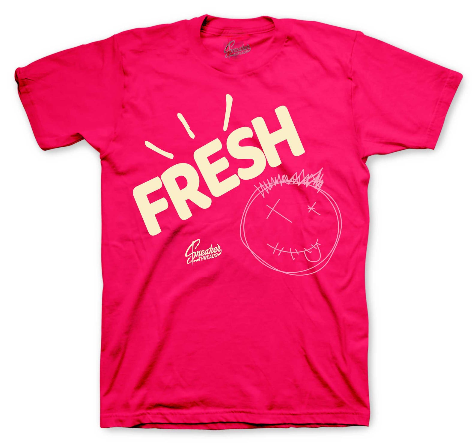 T-Shirt to Match Retro 1 Tropical Pink Travis Lows - Scribble Sneaker tee S