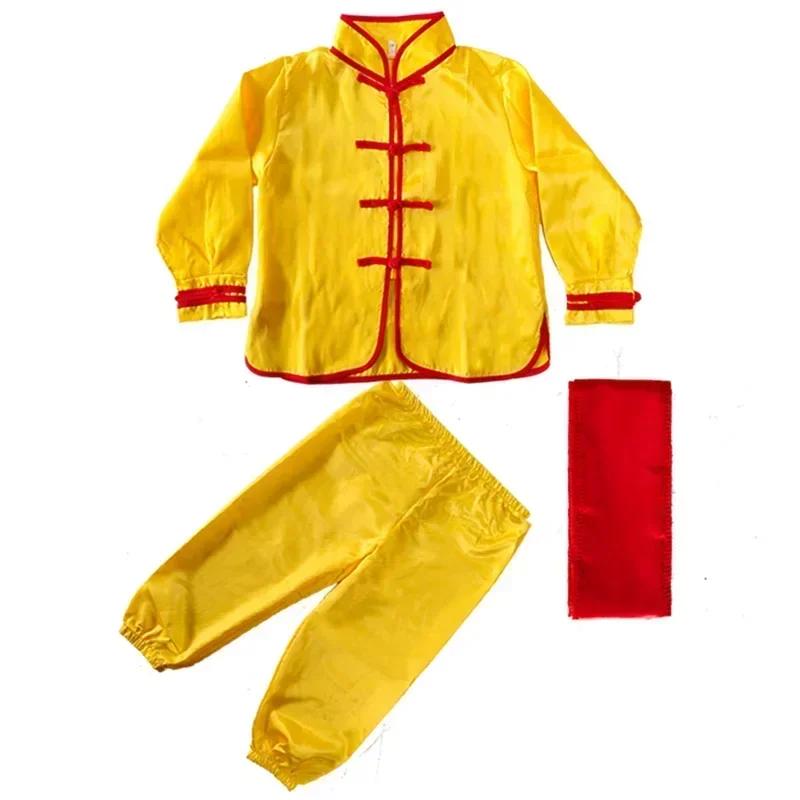 Adult Kid Chinese Traditional Wushu Costume Clothes Boys Girls Kungfu Pak Tai Chi Martial Art Uniform Outfits Custom