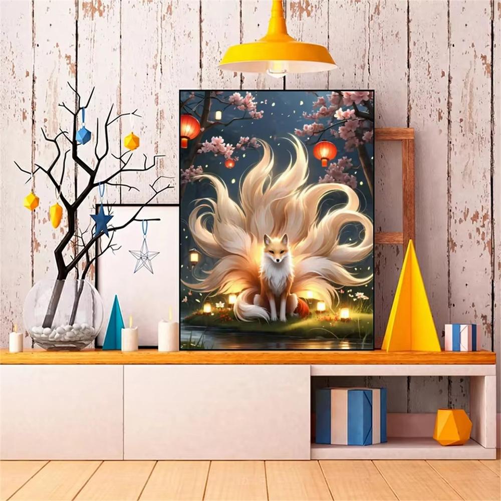 Fantasy Tier Fuchs Diamantmalerei Stickerei 5D DIY Neuankömmling Strassstein Bild Mosaik Kreuzstichsets Handgemacht Kindergeschenk