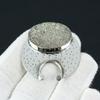 Pyrit Druzy Edelstein Handgefertigter Anhänger, 925 Sterling Silber Anhänger, Natürlicher Pyrit Druzy Silber Anhänger, Anhänger für Mama Anhänger als Geschenk
