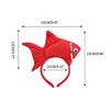 Students Taking Photo Hairband Stuffed Fish Shape Hair Hoop for Halloween