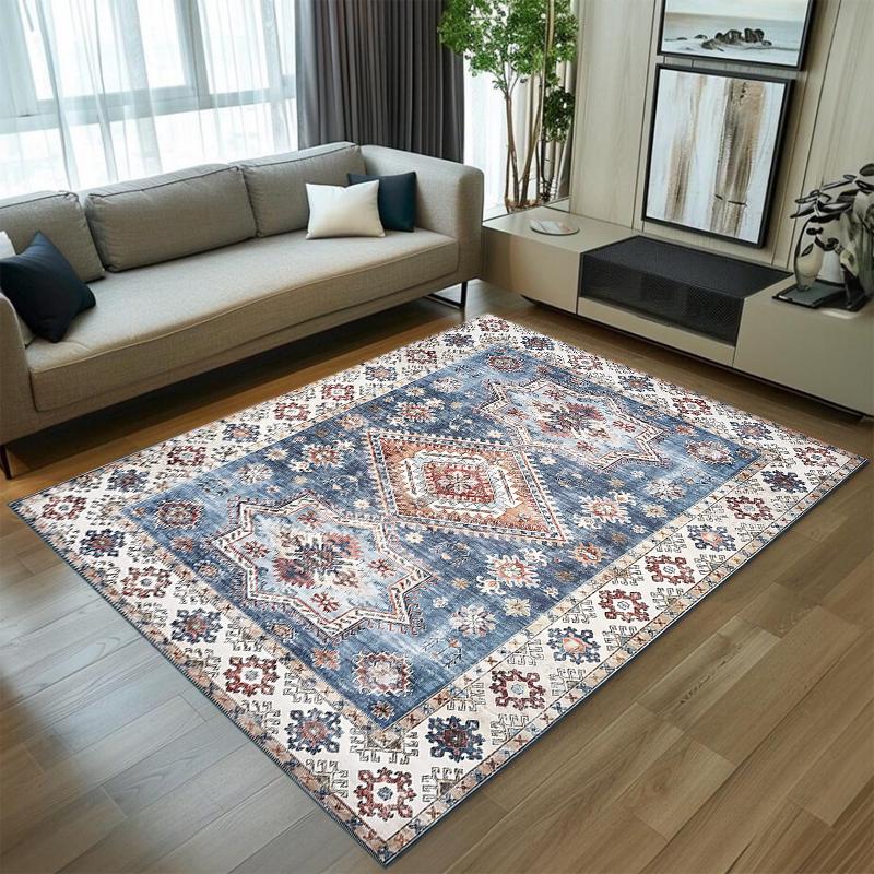 Persian Traditional Carpet Mat Rug Home Decoration Living Room Bedroom Floor Decor Vintage Pattern Non Slip Rugs Bedroom Decor