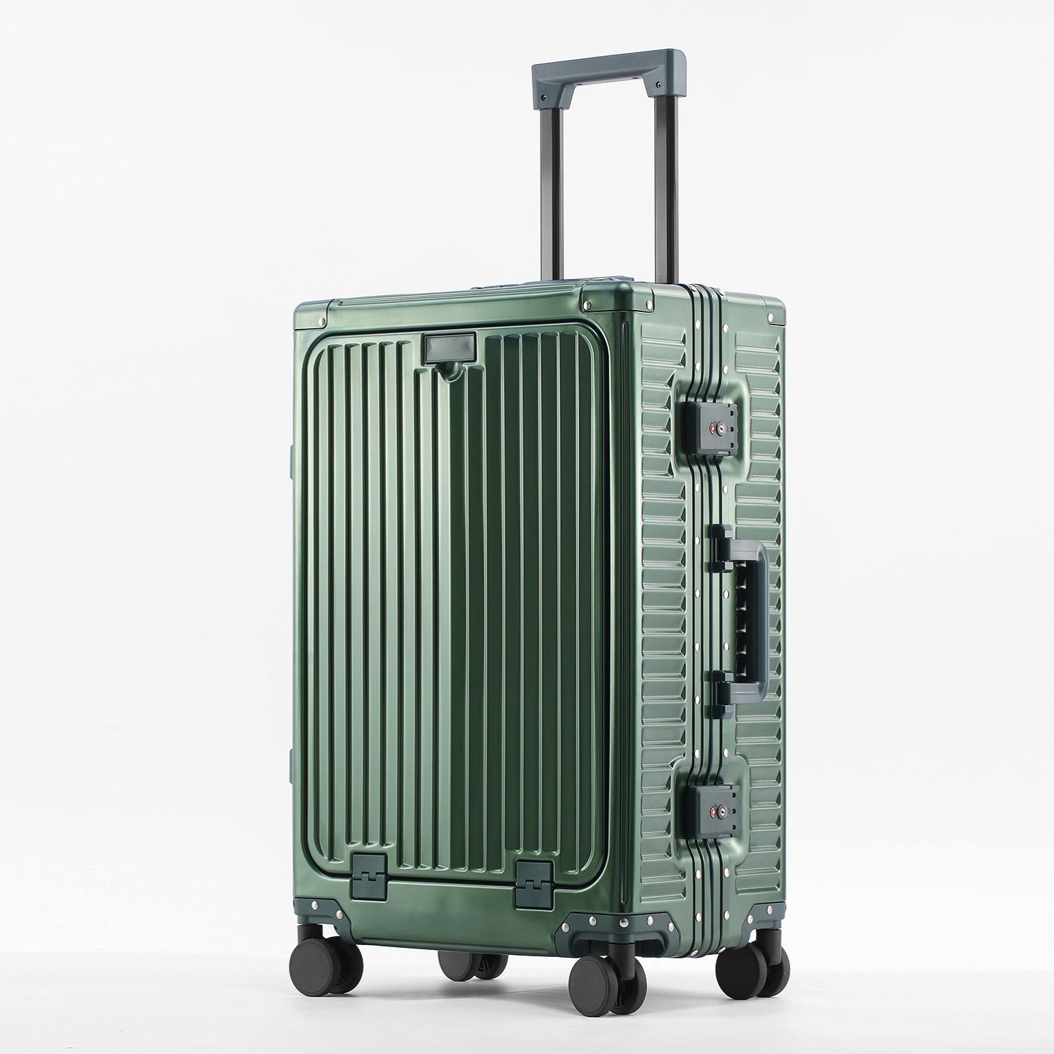 

20 Многофункциональный алюминиево-магниевый чемодан ручной клади с универсальными колесами для деловых поездок 20-inch Carry-on