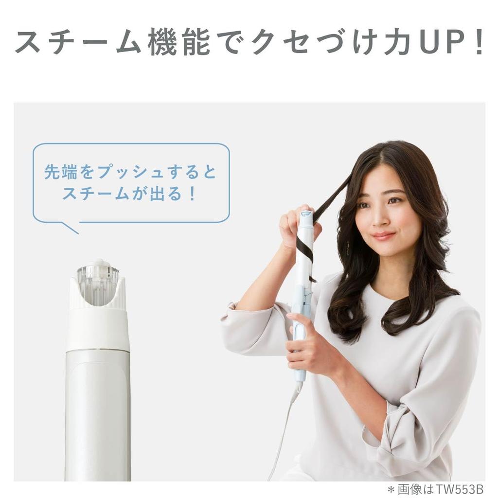 TESCOM Hair Negative Moisture Keep International Temperature Memory Shell Iron, 32mm, Ion, Mode, Compatible, Adjustment, Lock, Function, Auto-Off,