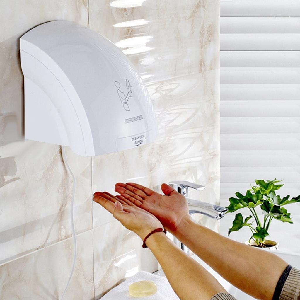 Wall Mounted Automatic Infrared Sensor Hand Drying Device Bathroom Hand Dryer