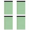 4 Pcs A4 Memos Pad Tearable Legal Pad Scratch Pads Writing Paper Note Pads School Supplies