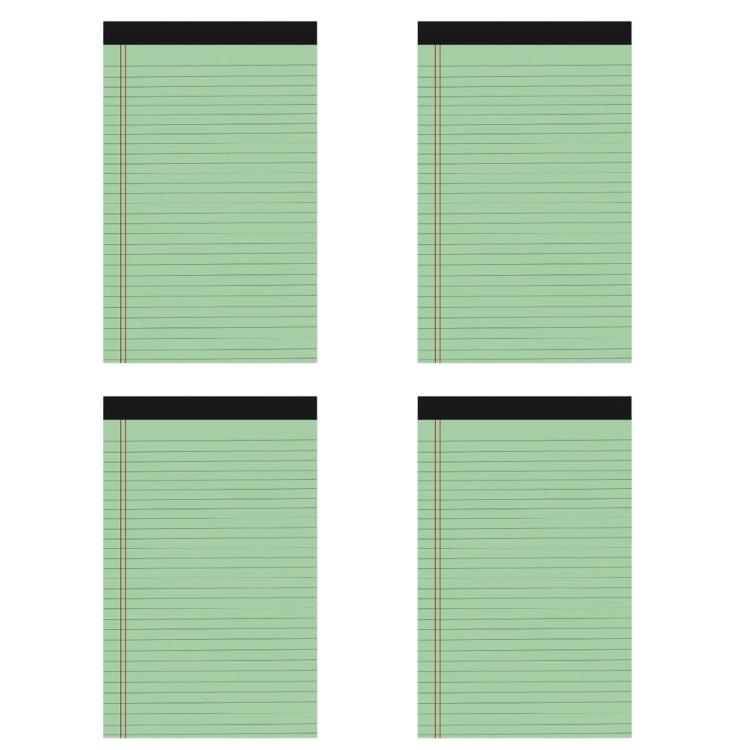 4 Pcs A4 Memos Pad Tearable Legal Pad Scratch Pads Writing Paper Note Pads School Supplies