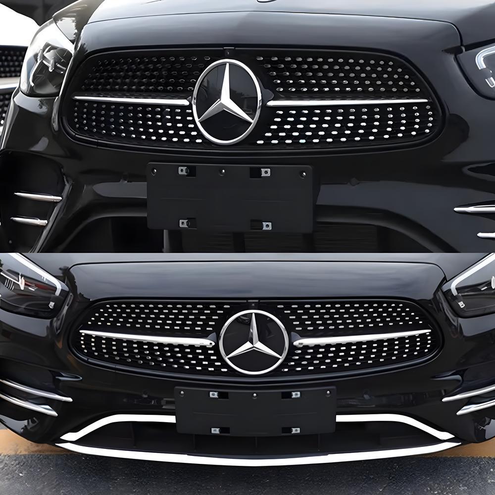 For Mercedes Benz A C B V G E Class GLK GLA GL CLS ML GLC GLS GLE W204 W205 1pcs Car Grill Emblem Star Badge Front Grill Logo MZABC1