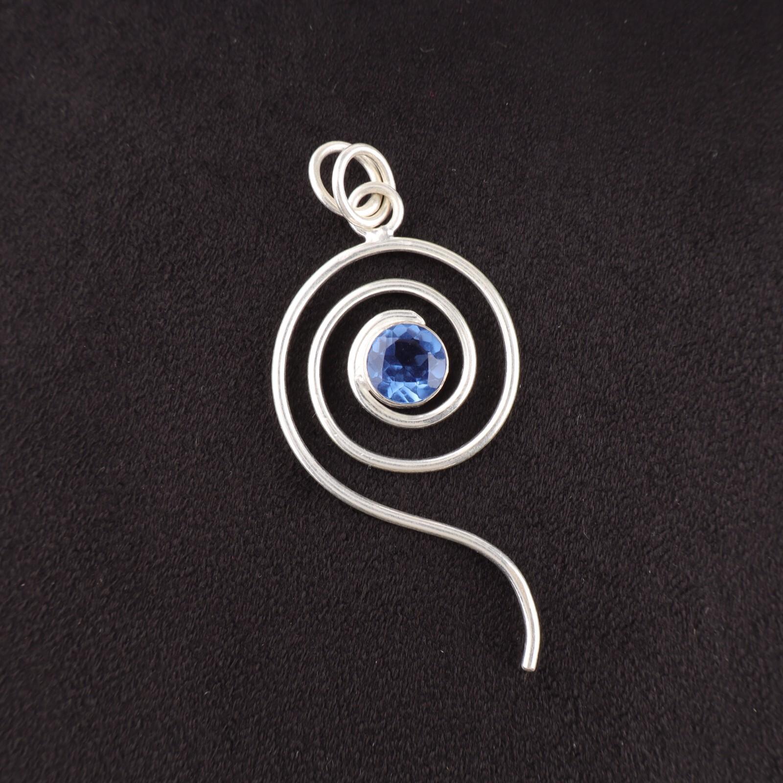 

Natural Tanzanite Gemstone 925 Sterling Silver Jewelry Handmade Pendant For Gift PP-42-20