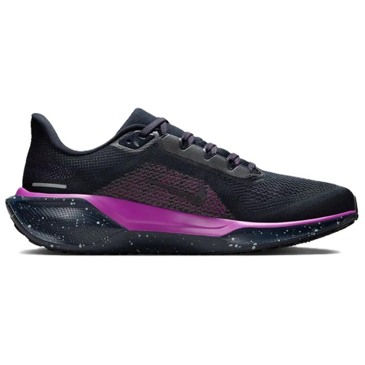 Nike Air Zoom Pegasus 41 Comfortable Versatile Durable Low-Top Running Shoes Men Sneaker Black Purple HQ7972-400