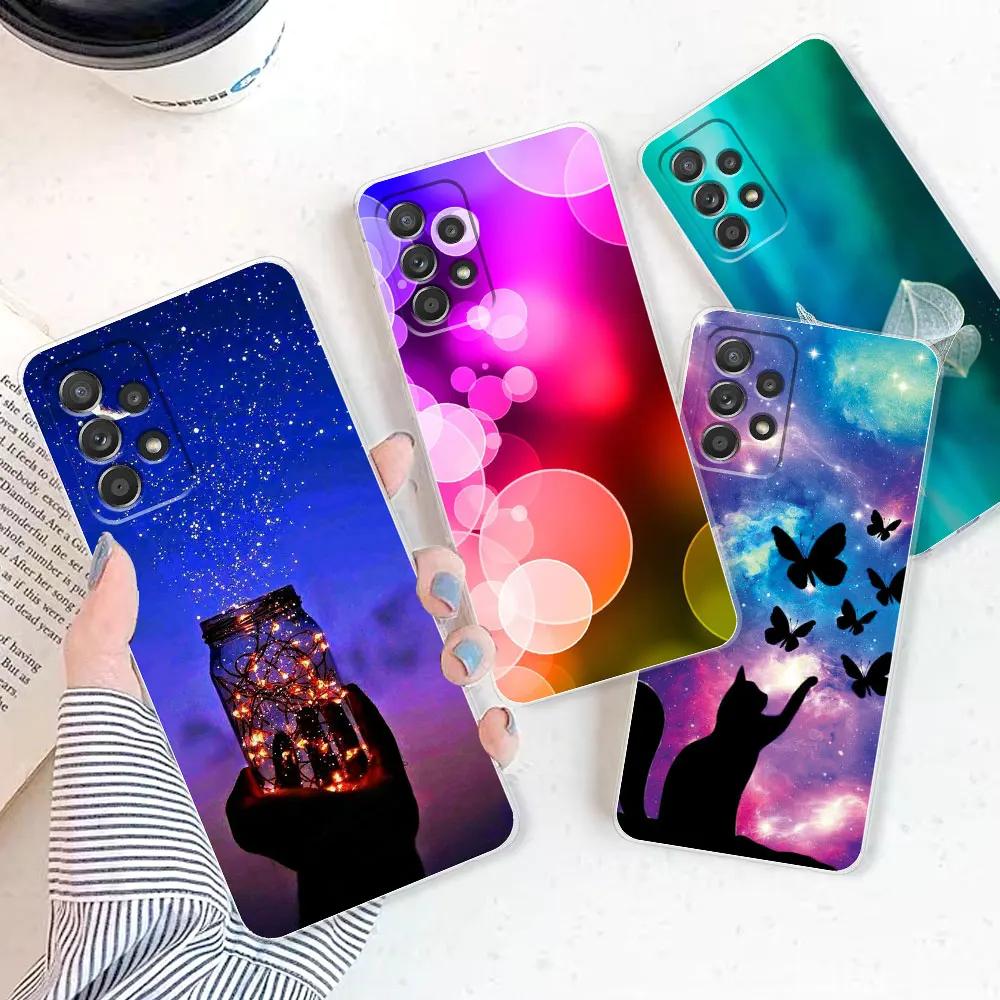 For Samsung Galaxy A33 5G Case A 33 Watercolor Marble Transparent Cases for Samsung A33 5G Case 2022 Cover Silicone Back Bumper