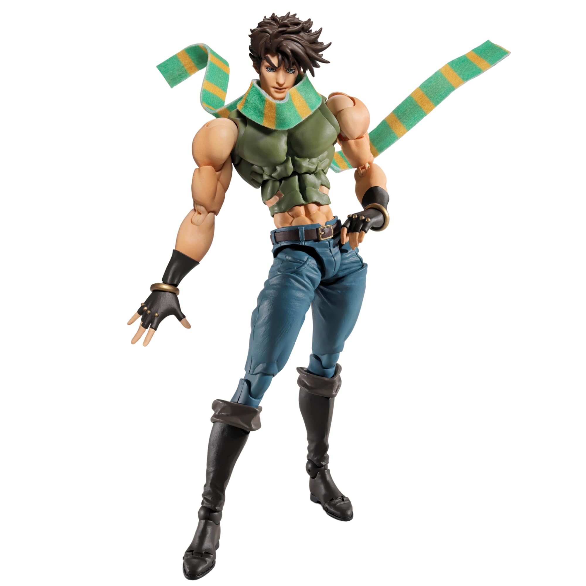 

TAMASHII NATIONS S.H.Figuarts JoJo s Bizarre Adventure Battle Tendency Джозеф Джостар Прибл.. 172 мм ПВХ и АБС и Ткань Окрашенная Подвижная Фигурка