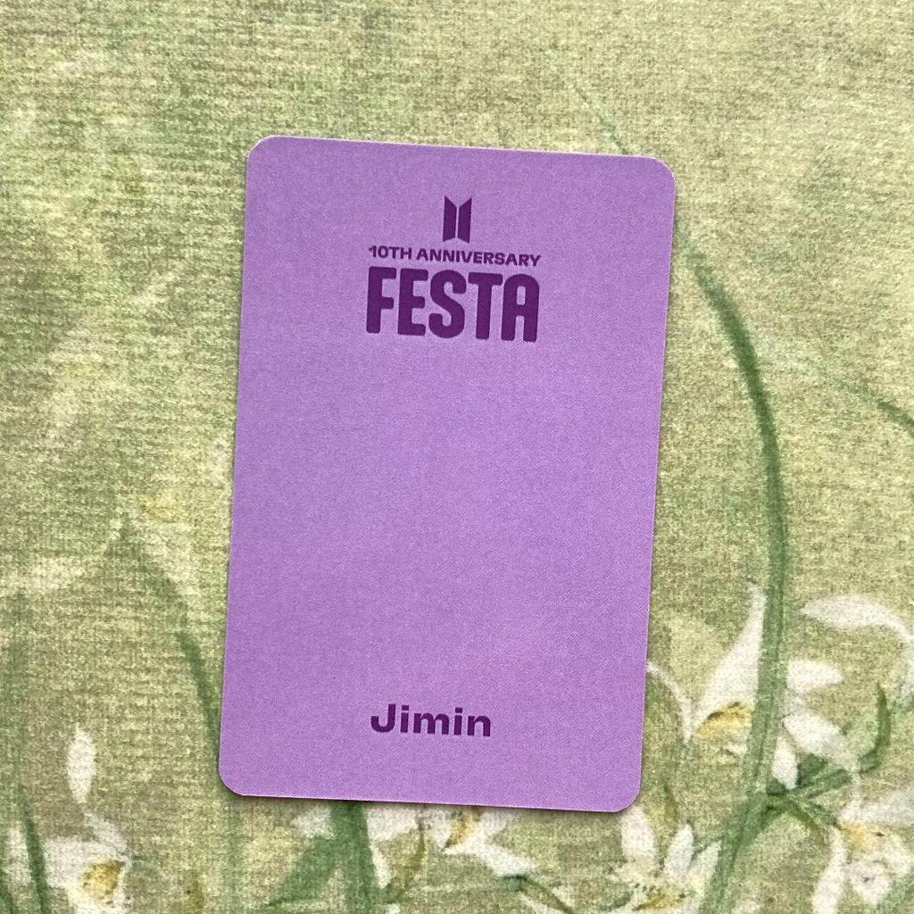 [USED] 2023 BTS FESTA ARMY Lounge Bonus Jimin Trading Card