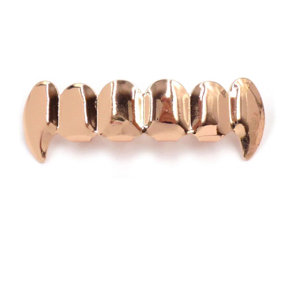 HIPHOP Personalized Gold-Plated Tooth Grillz Decoration for Halloween Party