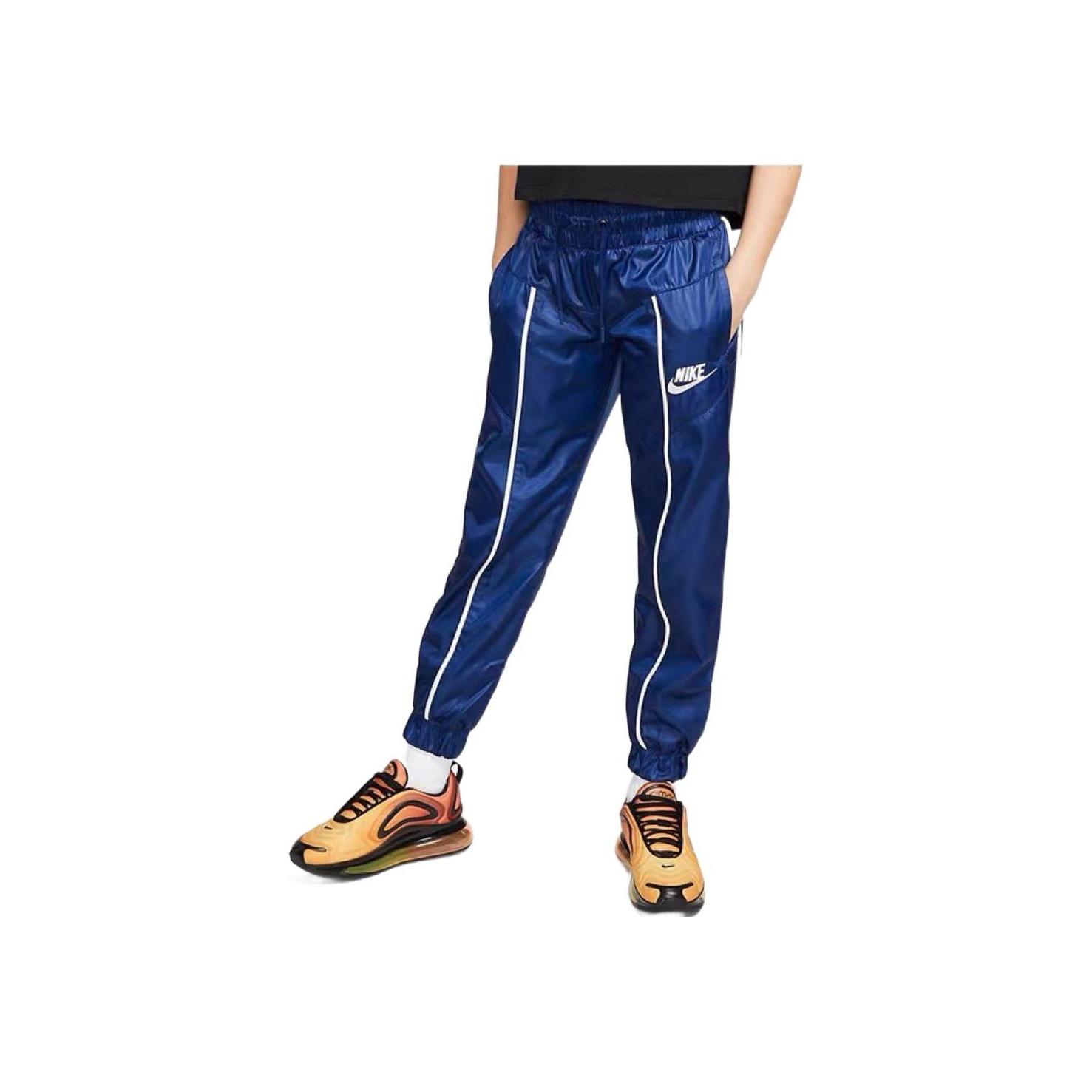 

Nike Kids Striped Cuffed Knit Joggers Kids bottoms Blue BV2751-492 M