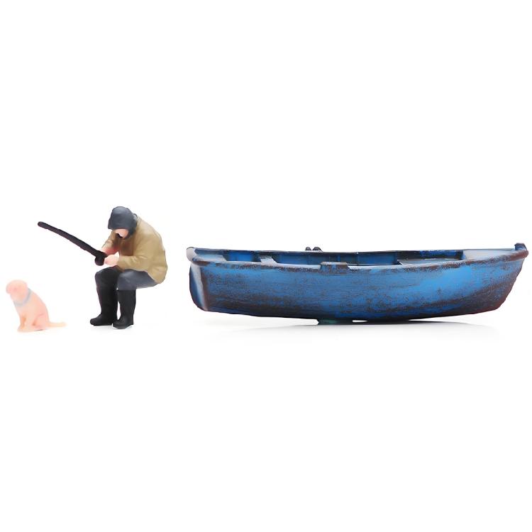

1/64 Scale Sophisticated Small Scale Fishing Boats Replicas With Realistic Detail For Home and Offices Decorative Displays