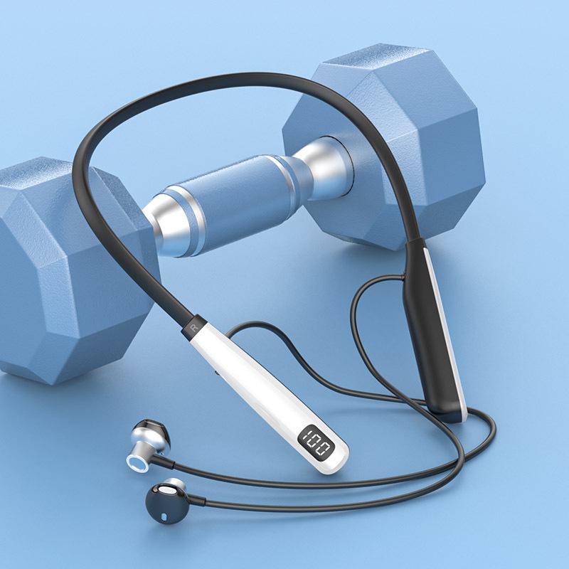 

Гарнітура Bluetooth із надтривалим режимом очікування зі зменшенням шуму, ідеальна для занять спортом, стиль, що висить на шиї Semi-in-ear