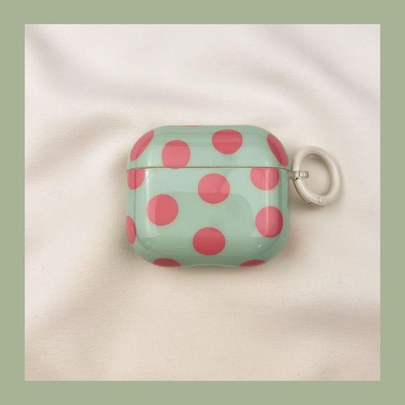 

Чехол для Airpod3 для Apple Pro Чехол для наушников Второе поколение Беспроводной Bluetooth Третье поколение Aipods2 Поколение Airpodpro Четвертое поколение 5 AirPods 3 [Green Pink Wave Point] Send Hook