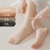Summer0d Women's Ultra-thin Anti-slip Stockings with Anti-snag Feature, Thin Invisible Crystal Socks In Nude Color