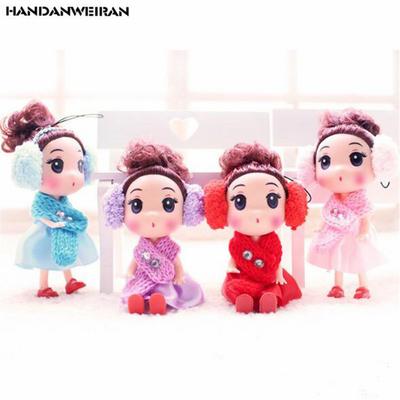 Verwarde Pop Speelgoed Kleine Hanger Cartoon Mini Poppen Speelgoed Unisex Valentijn Voor Kinderen Cadeaus 12CM