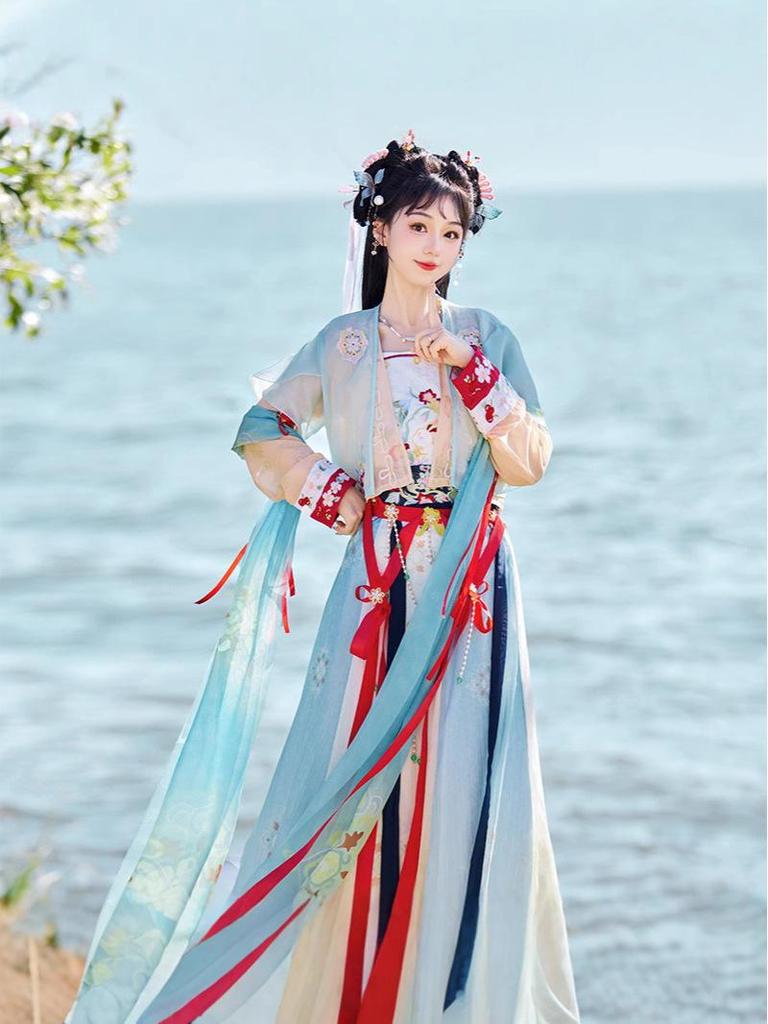 Thirteen Wonderful Words: Eternal Night Yu Shuxin Hanfu Cosplay Women's Daily Set