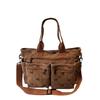 Bowknot Print Women's Shoulder Bag Large Capacity Commuting Handbag Underarm Tote Bag  School