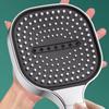 New 13cm Large Panel Shower Head Adjustable 3 Modes High Pressure Massage Shower Head Filter Element Bathroom Accessories Tools