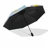 Eeyore, Fantasy Themed Automatic Opening and Closing Umbrella, Brightly Colored 8-rib Portable Umbrella, Suitable for Men and Women, A Perfect Gift Fo