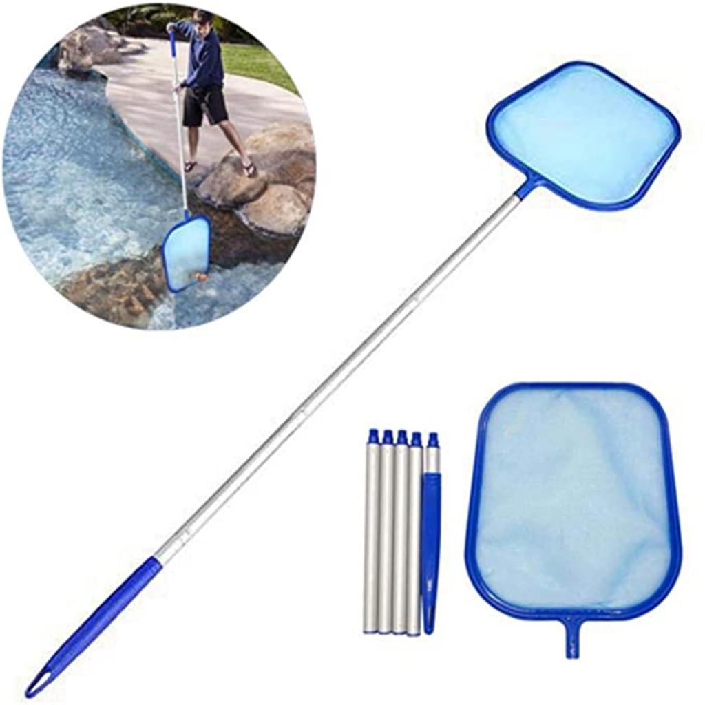  Leaf Rake Mesh Frame Net Skimmer Cleaner Swimming Pool Tool