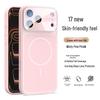 iPhone 17 Pro Max Flüssigsilikon Magnetischer AI-Button Hülle - Apple 16 PM Schutzhülle