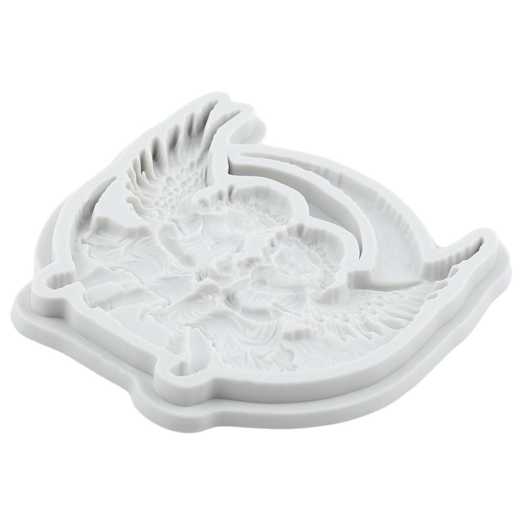 Angel Silicone Molds Angel Baby Fondant Mold Cake Decorating Tools Cupcake Topper Candy Chocolate Gumpaste Mold