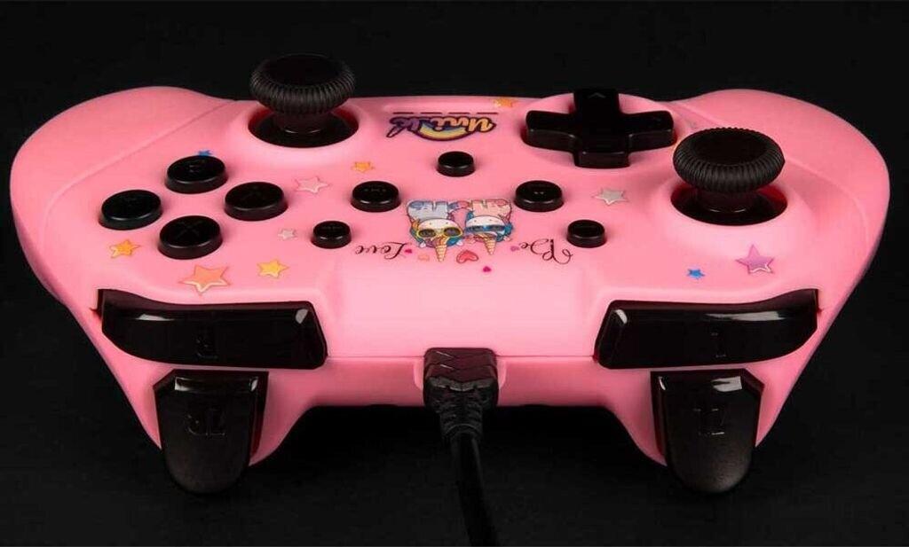 Геймпад Konix Nintendo Switch Wired Controller - Unik Be Funky розовый