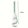 1pc Stainless Steel Spatula, Silicone Handle Heat-Resistant Frying Pan Turner, Non-Stick Kitchen Utensil for Cooking Steak and Fish - for Christmas