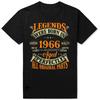 Retro 60s Clothes Vintage Made In 1966 All Original Parts T Shirt Unisex Husband Dad Birthday Gifts T Shirt Born In 1966 Tshirt
