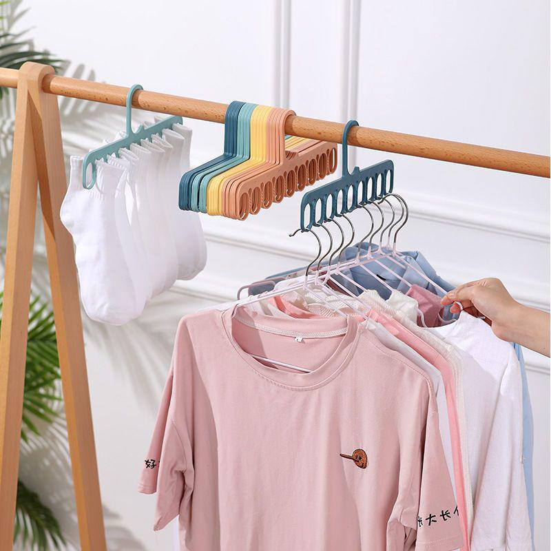 Multifunctional Windproof Clothes Clip Drying Rack Underwear Socks Hanger Nordic Household Home Wardrobe Rack Storage