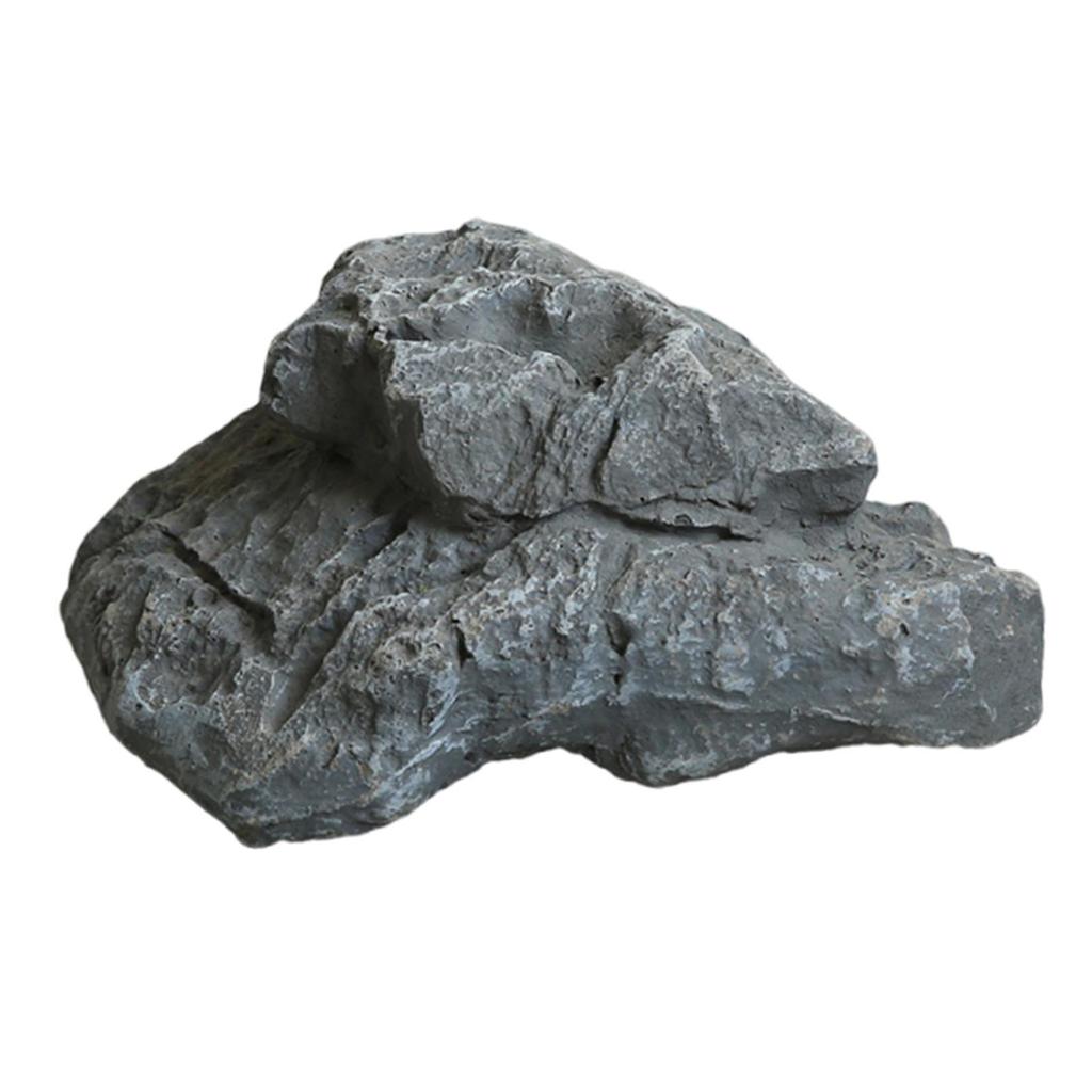 Fake Landscape Rock Yard Ornament Irregular Fiberglass Lightweight Realistic Highly Simulation Accessory Garden Decoration