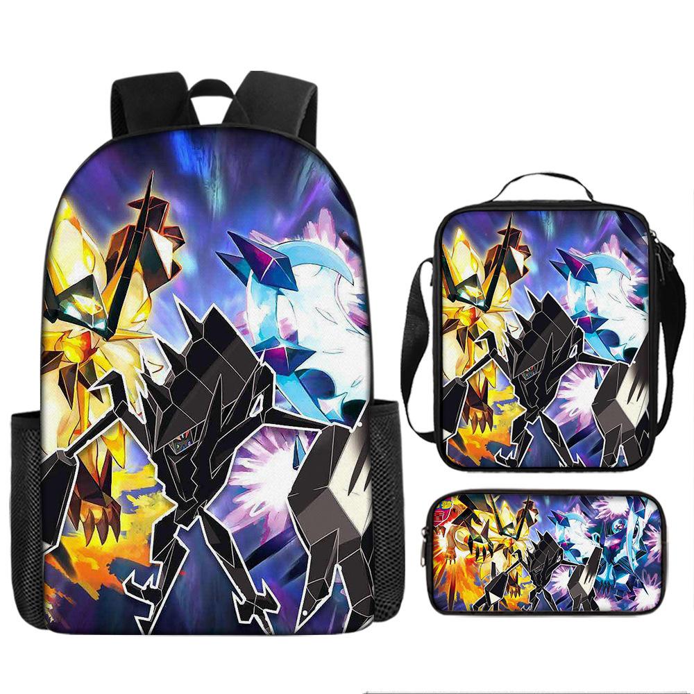 Primary And Secondary School Students Schoolbag Cartoon Backpack Breathable And Wear-Resistant Children'S Backpack Satchel Pencil Bag Set